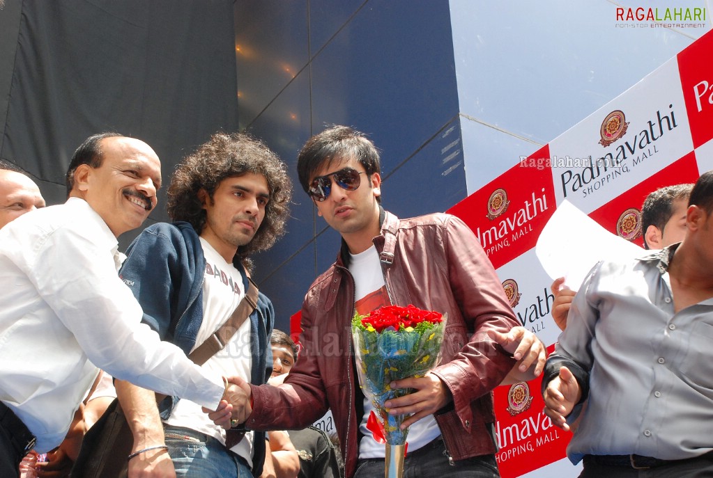 Ranbir Kapoor at Padmavathi Shopping Mall