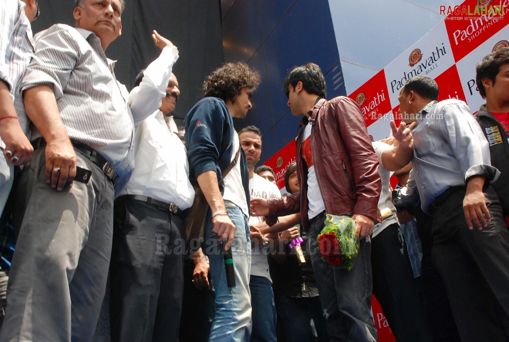 Ranbir Kapoor at Padmavathi Shopping Mall