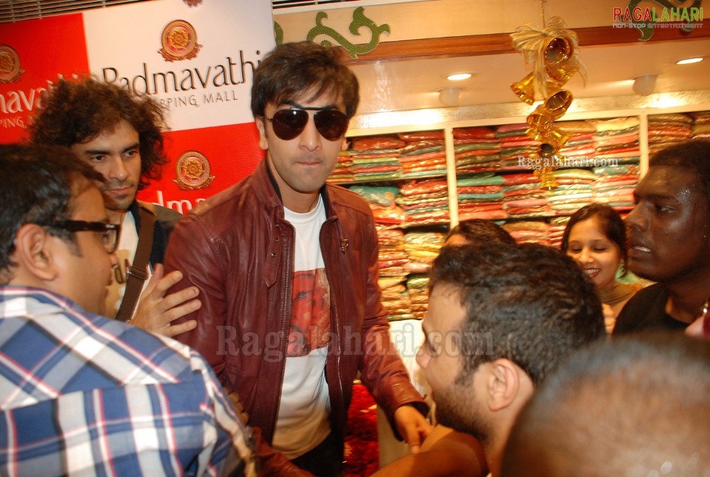 Ranbir Kapoor at Padmavathi Shopping Mall