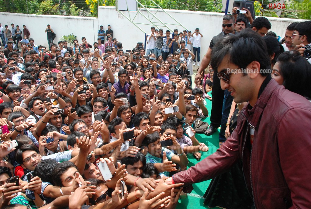 Ranbir Kapoor at St. Mary's College