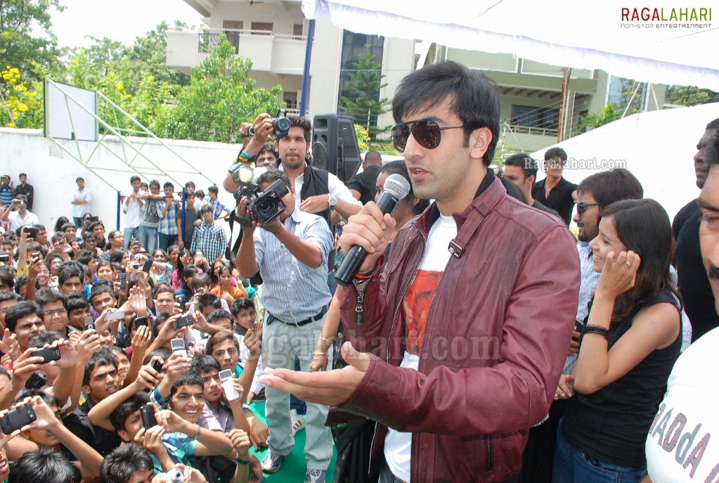 Ranbir Kapoor at St. Mary's College