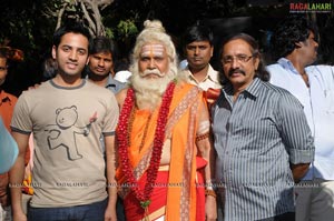 Sri Ramarajyam Working Stills