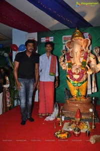 Hero Sunil Big FM Green Ganesha Puja