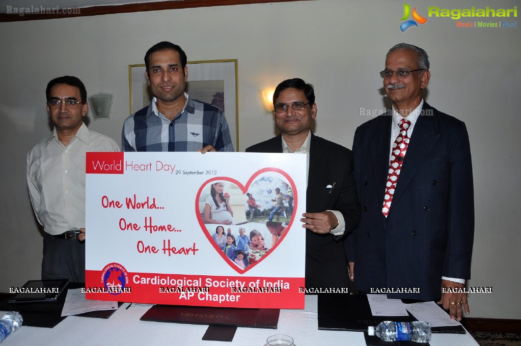 VVS Lakshman at Cardiology Society of India Press Meet