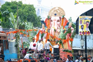 Hyderabad Charminar Ganesh Idols Immersion Rally