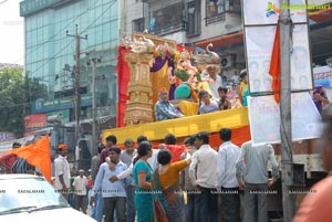 Hyderabad Charminar Ganesh Idols Immersion Rally