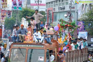 Hyderabad Charminar Ganesh Idols Immersion Rally