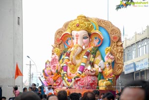 Hyderabad Charminar Ganesh Idols Immersion Rally