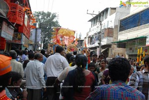 Hyderabad Charminar Ganesh Idols Immersion Rally