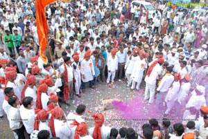 Hyderabad Charminar Ganesh Idols Immersion Rally