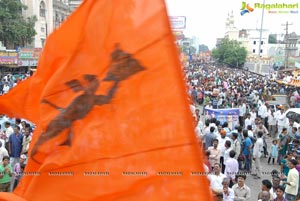 Hyderabad Charminar Ganesh Idols Immersion Rally