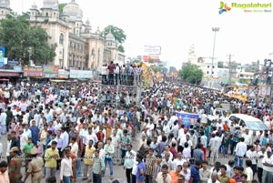 Hyderabad Charminar Ganesh Idols Immersion Rally