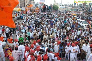 Hyderabad Charminar Ganesh Idols Immersion Rally