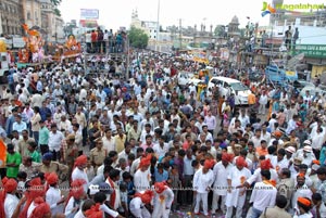 Hyderabad Charminar Ganesh Idols Immersion Rally