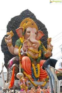 Hyderabad Charminar Ganesh Idols Immersion Rally