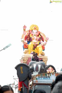 Hyderabad Charminar Ganesh Idols Immersion Rally