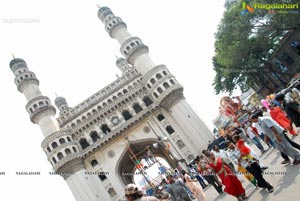 Hyderabad Charminar Ganesh Idols Immersion Rally