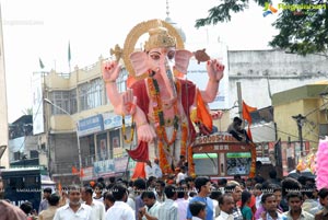 Hyderabad Charminar Ganesh Idols Immersion Rally