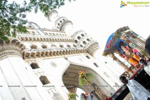 Hyderabad Charminar Ganesh Idols Immersion Rally