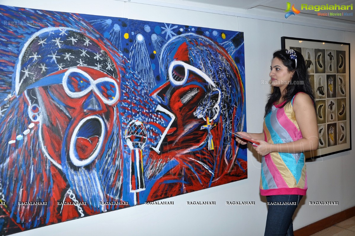 Dr.Praveen Jagarlamudi's Art Exhibition at Muse Art Gallery