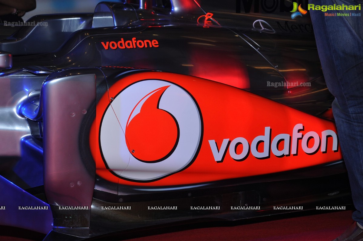 Replica of Vodafone McLaren Mercedes Racing Car, Hyderabad