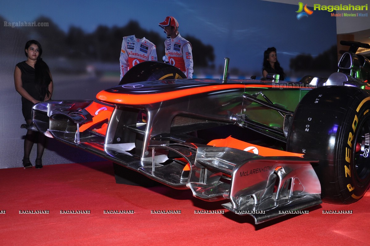 Replica of Vodafone McLaren Mercedes Racing Car, Hyderabad