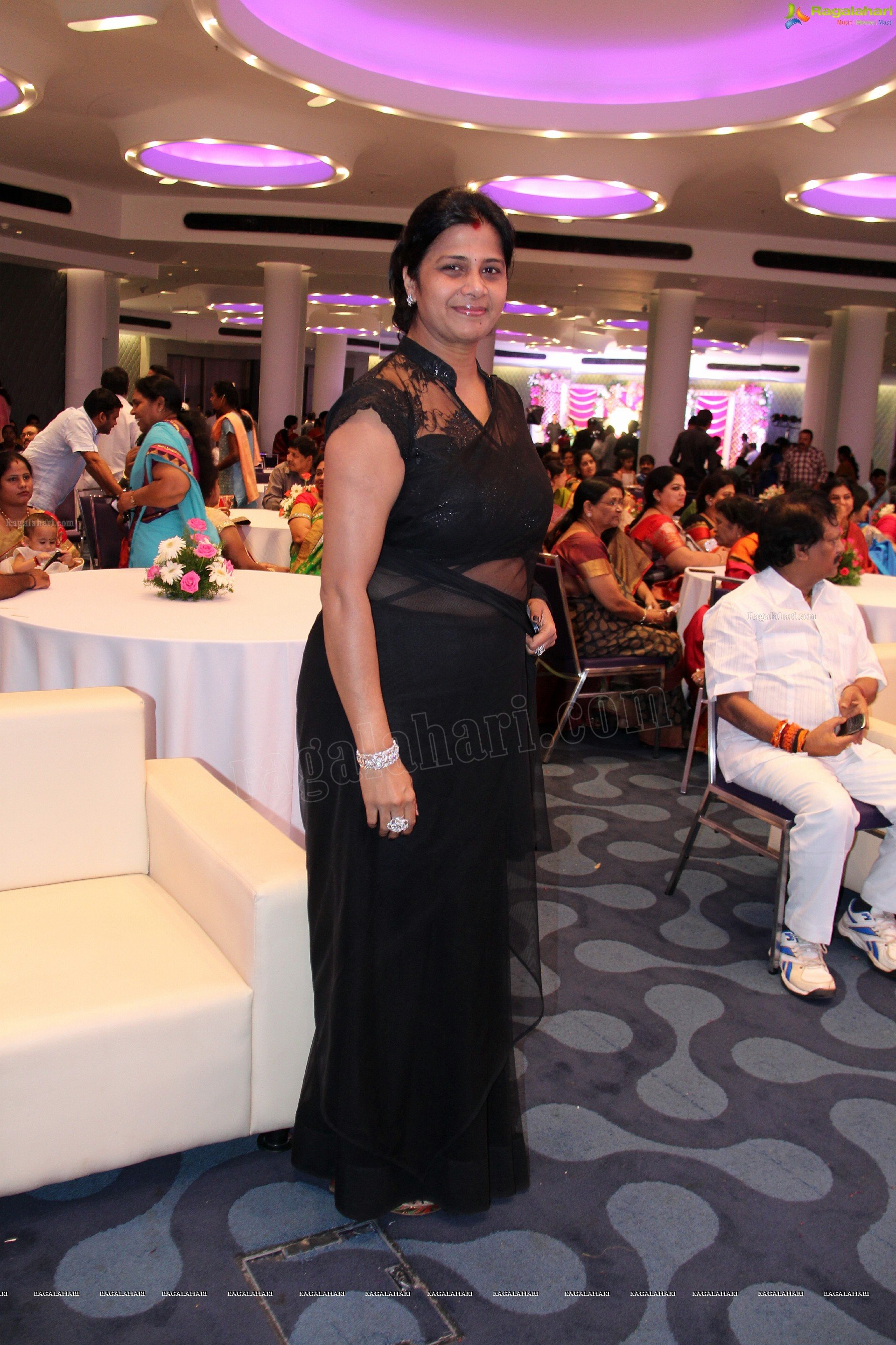 Dasari Narayana Rao's Granddaughter Anjali Half Saree Function at Avasa Hotel, Hyderabad
