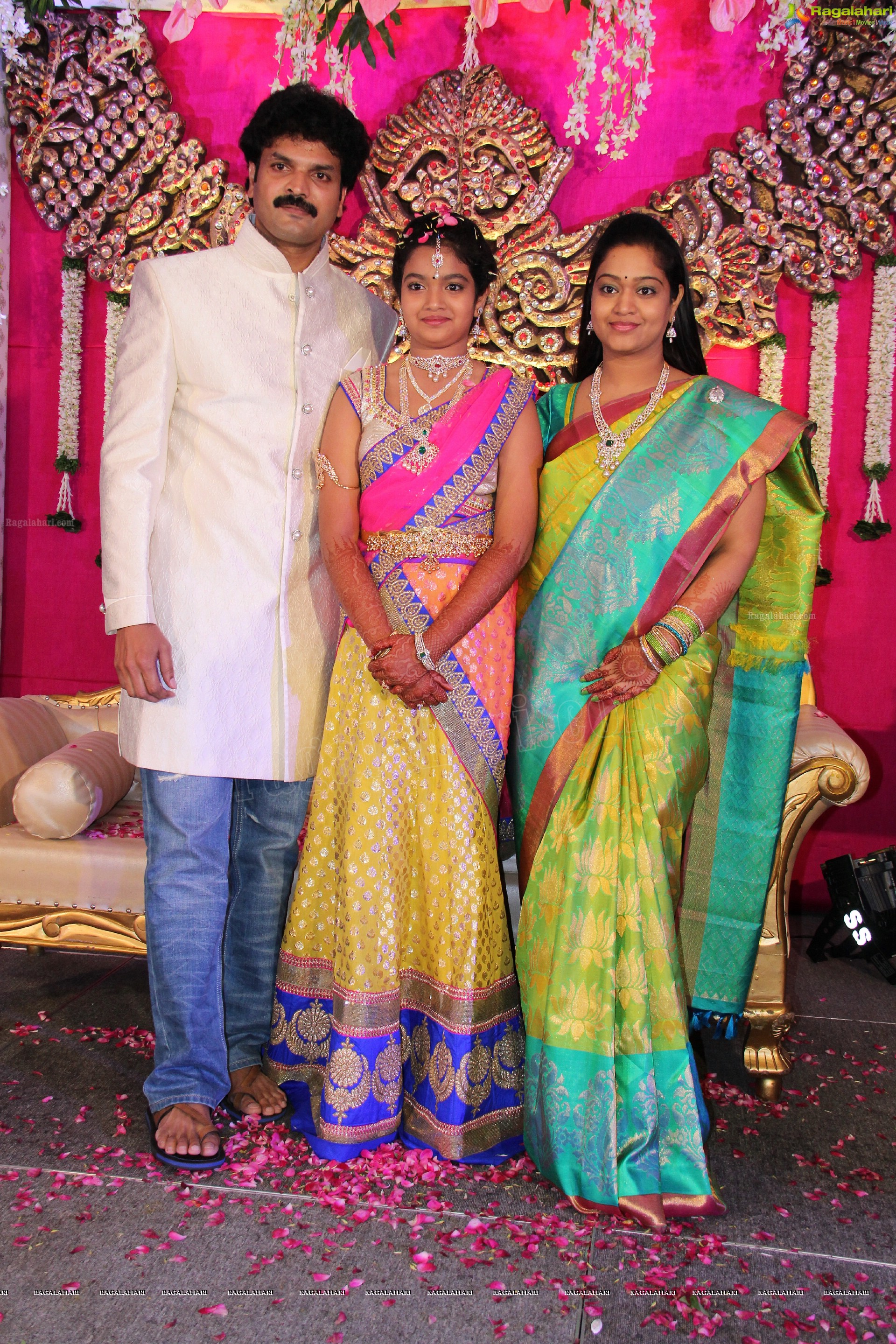 Dasari Narayana Rao's Granddaughter Anjali Half Saree Function at Avasa Hotel, Hyderabad