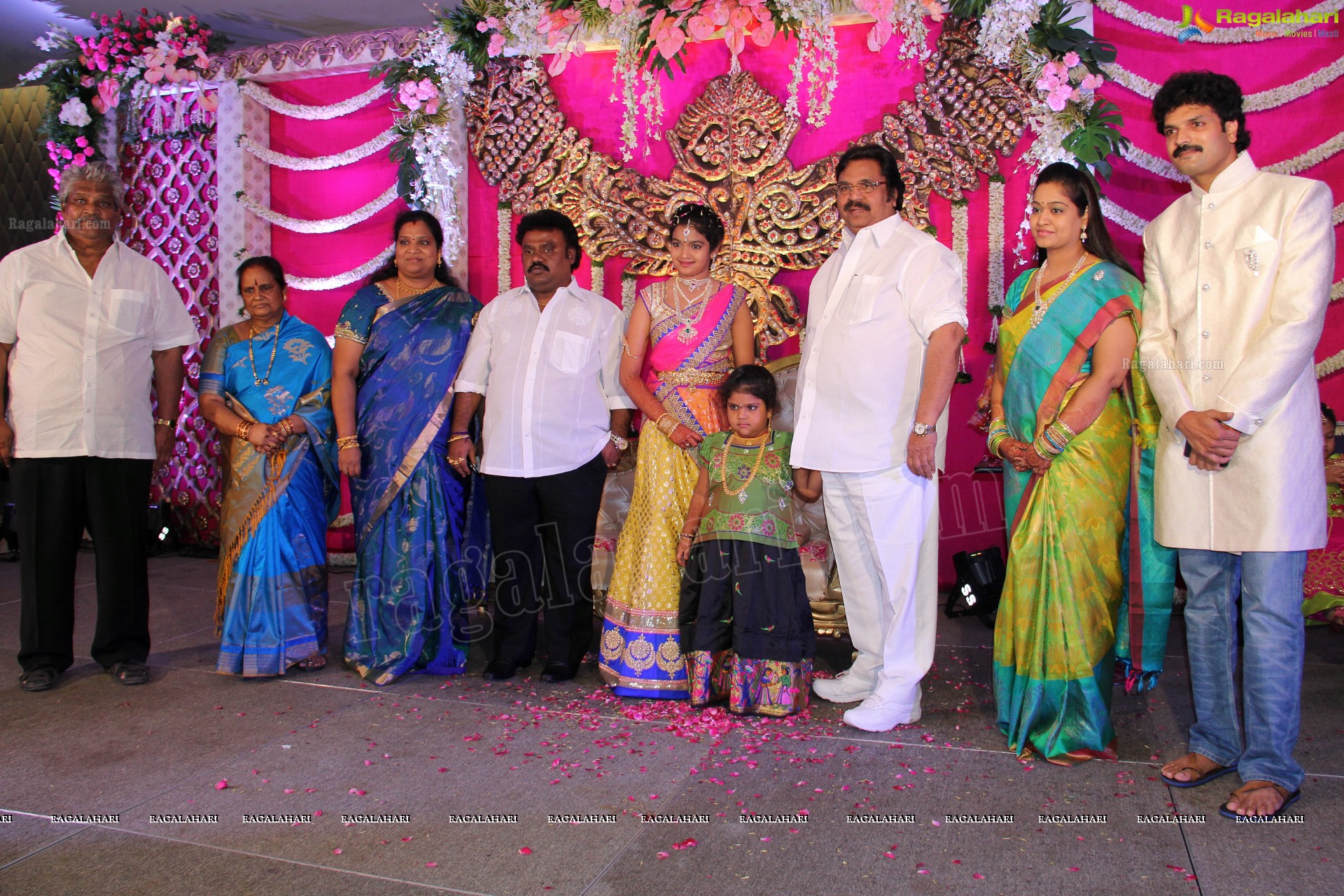 Dasari Narayana Rao's Granddaughter Anjali Half Saree Function at Avasa Hotel, Hyderabad