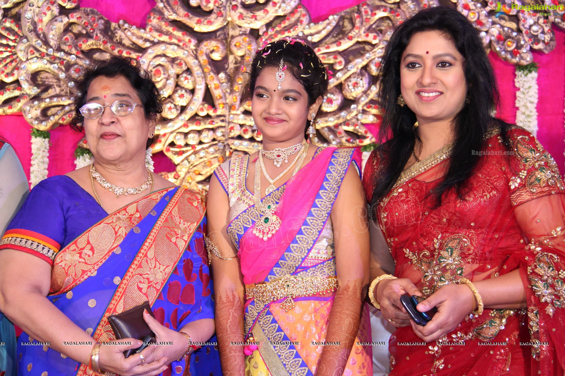 Dasari Narayana Rao's Granddaughter Anjali Half Saree Function at Avasa Hotel, Hyderabad