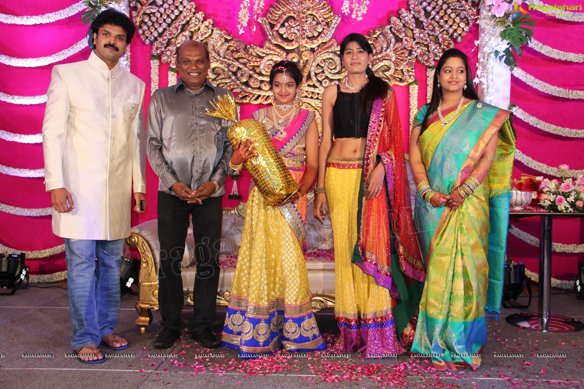 Dasari Narayana Rao's Granddaughter Anjali Half Saree Function at Avasa Hotel, Hyderabad