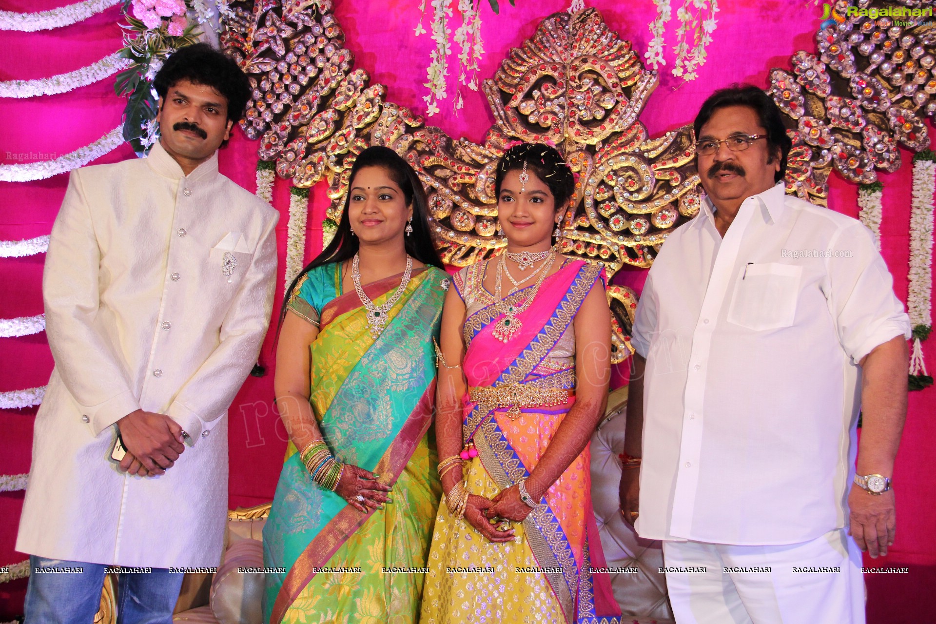 Dasari Narayana Rao's Granddaughter Anjali Half Saree Function at Avasa Hotel, Hyderabad