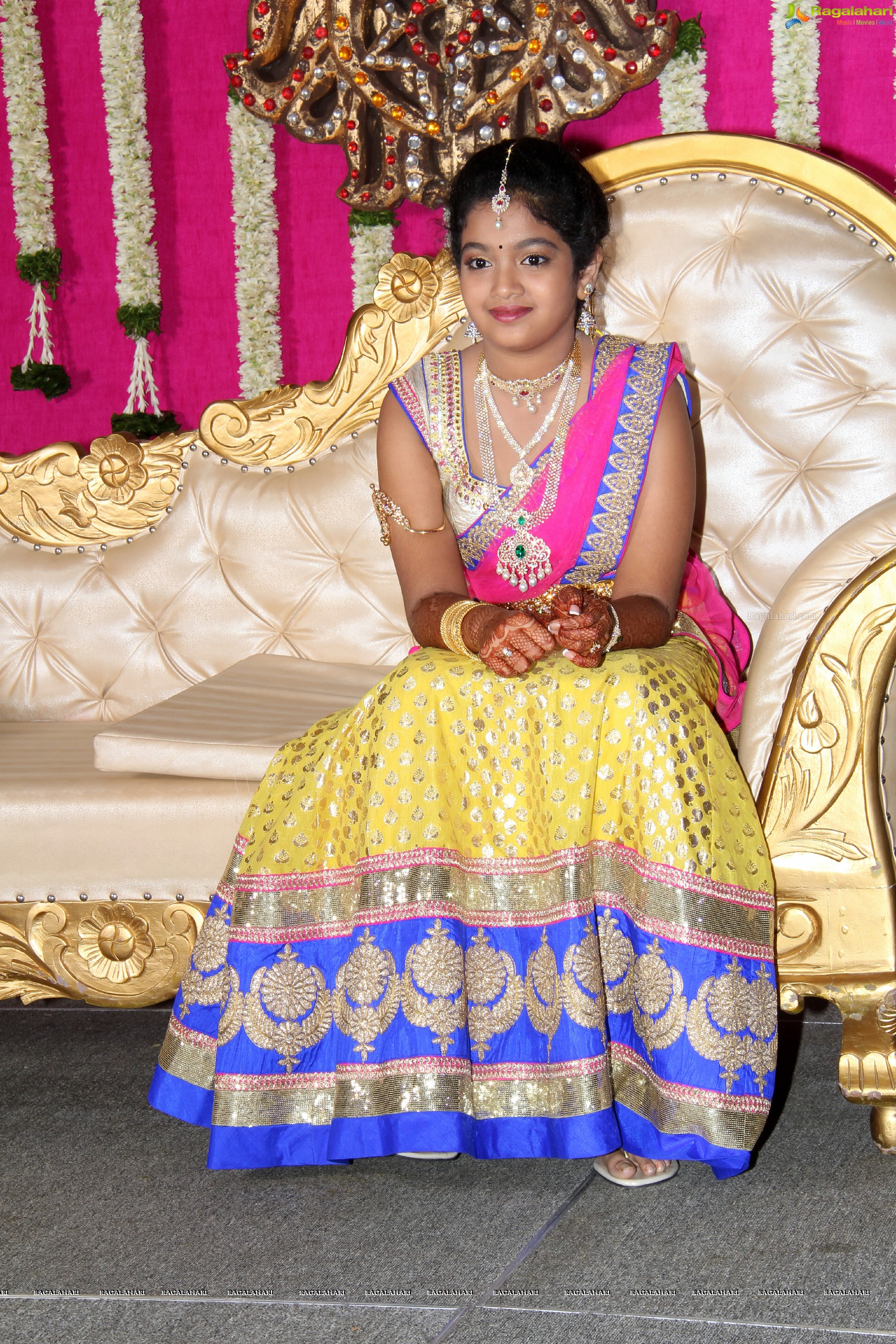 Dasari Narayana Rao's Granddaughter Anjali Half Saree Function at Avasa Hotel, Hyderabad