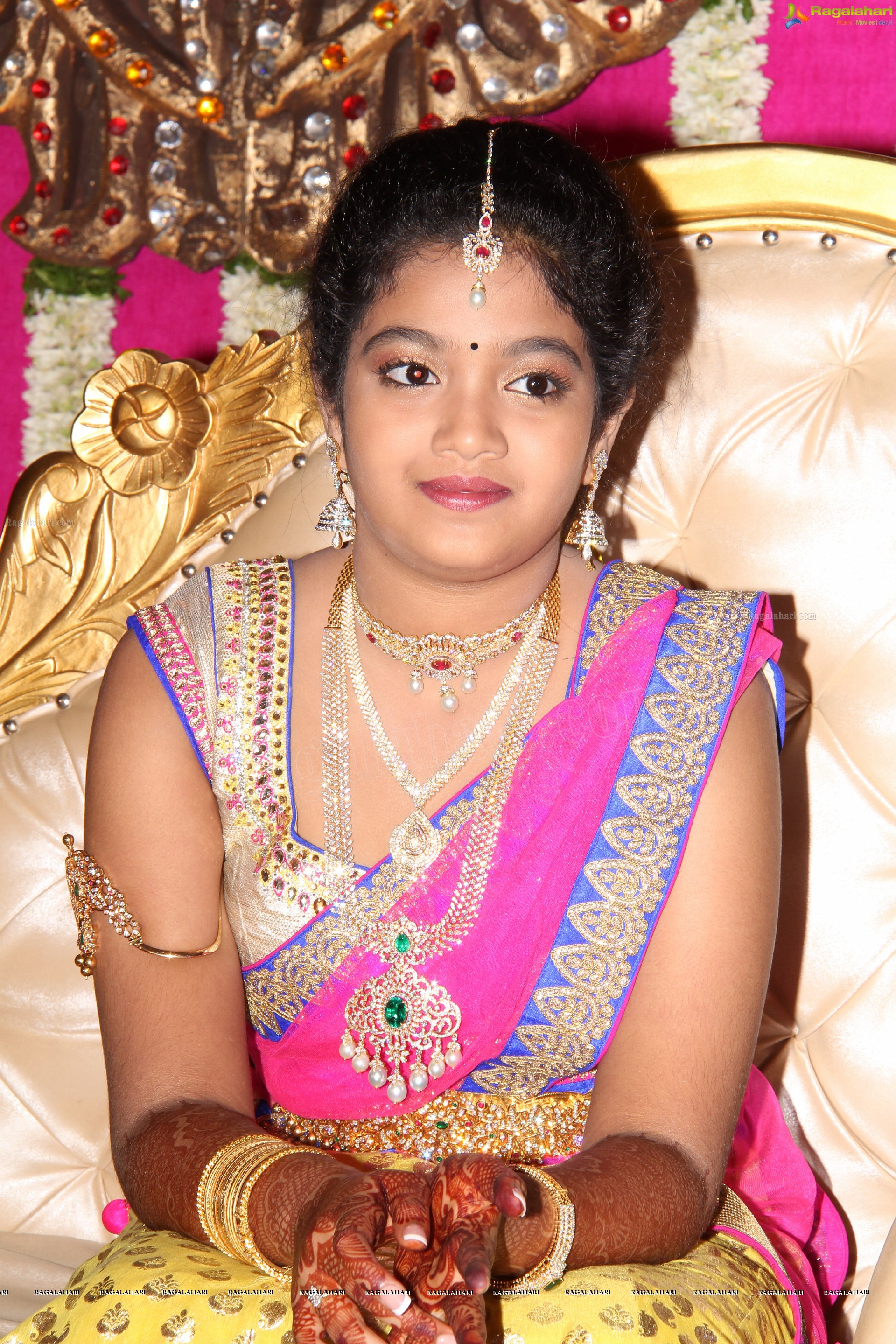 Dasari Narayana Rao's Granddaughter Anjali Half Saree Function at Avasa Hotel, Hyderabad