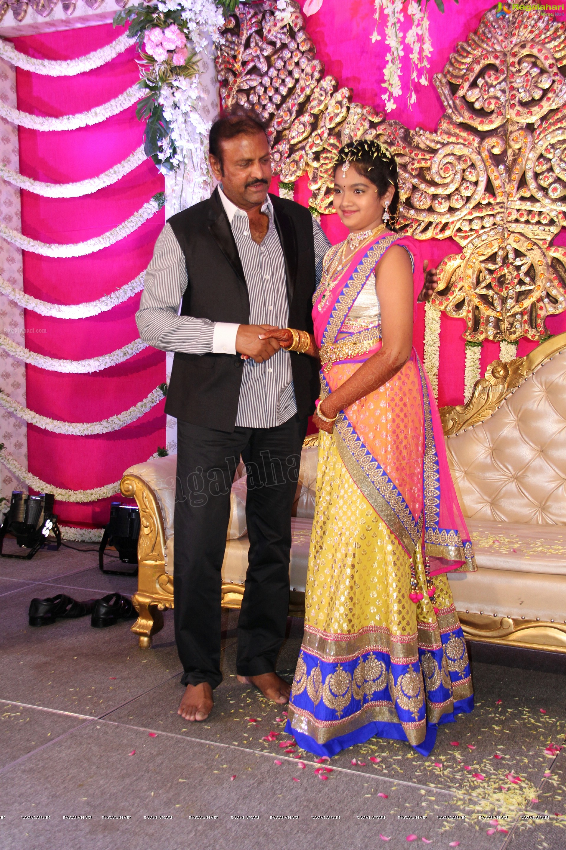 Dasari Narayana Rao's Granddaughter Anjali Half Saree Function at Avasa Hotel, Hyderabad