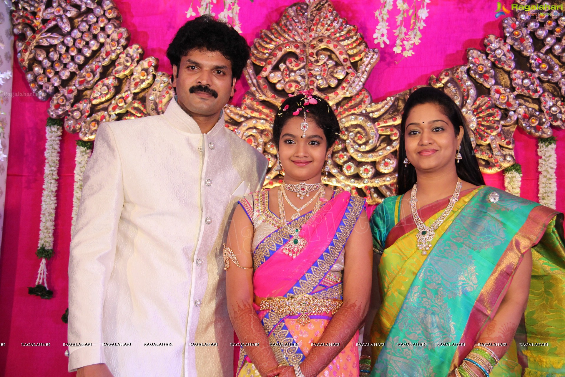 Dasari Narayana Rao's Granddaughter Anjali Half Saree Function at Avasa Hotel, Hyderabad