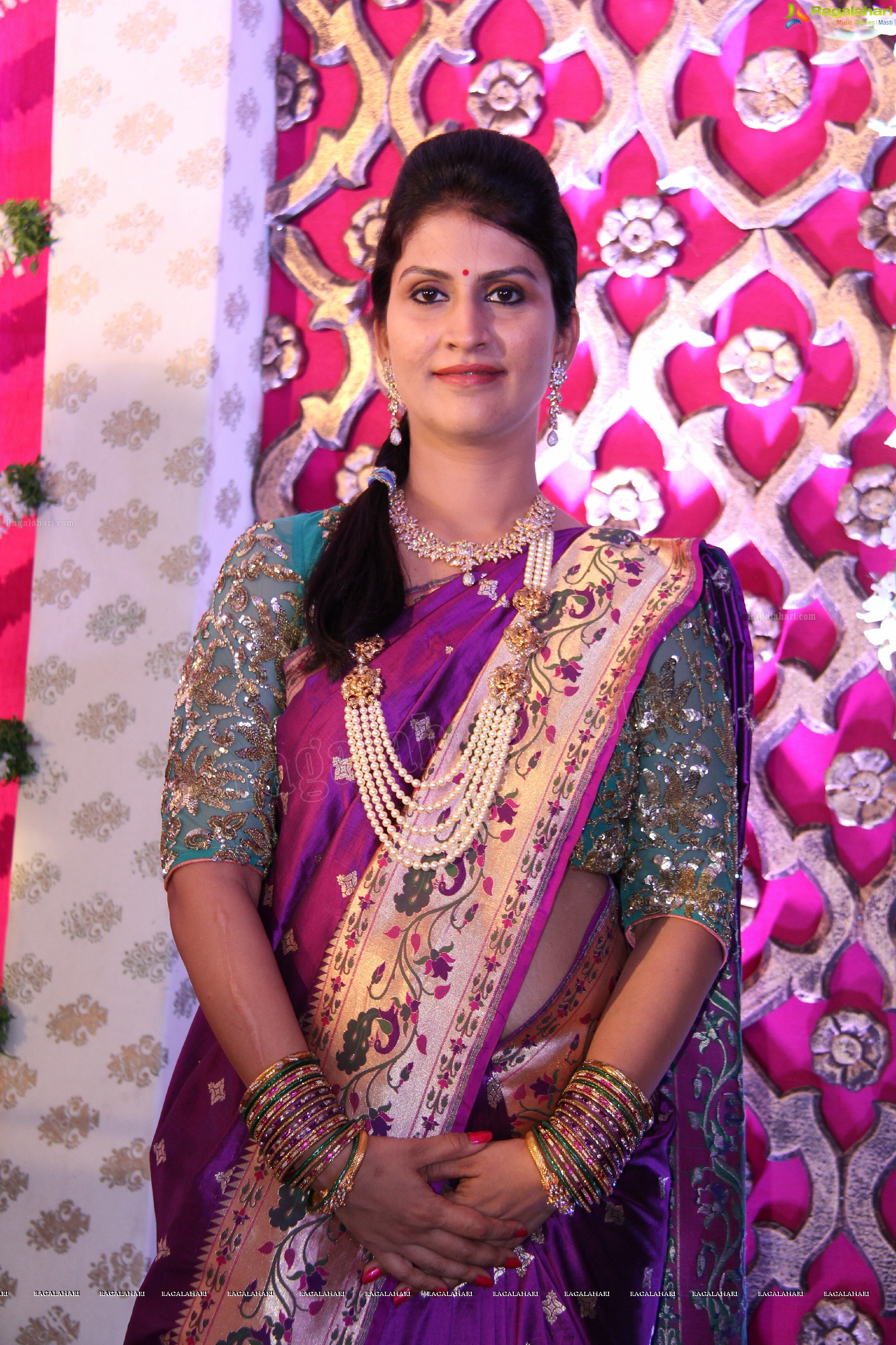 Dasari Narayana Rao's Granddaughter Anjali Half Saree Function at Avasa Hotel, Hyderabad