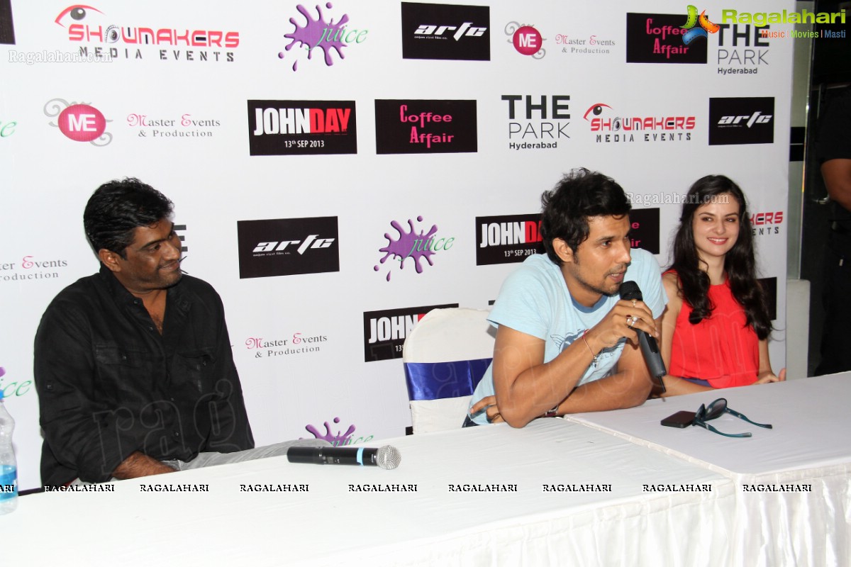 'John Day' Press Conference at Coffee Affair Lounge, Hyderabad