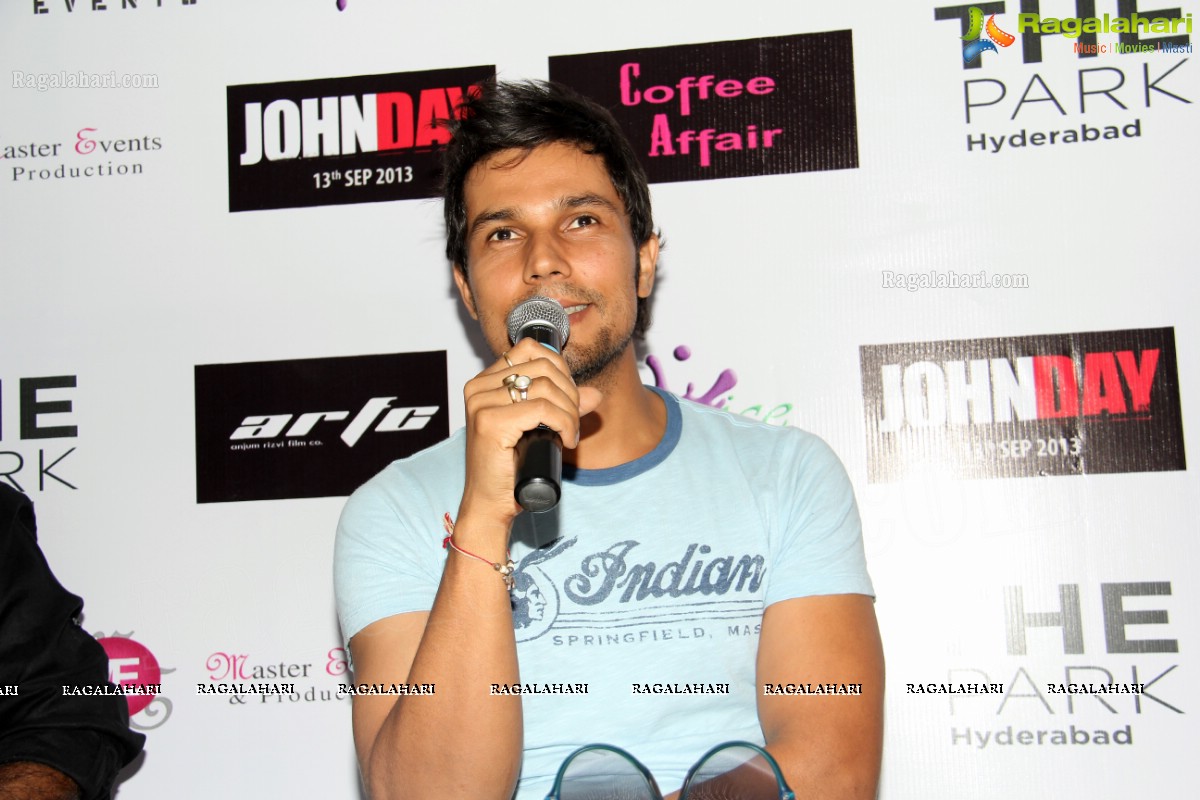 'John Day' Press Conference at Coffee Affair Lounge, Hyderabad