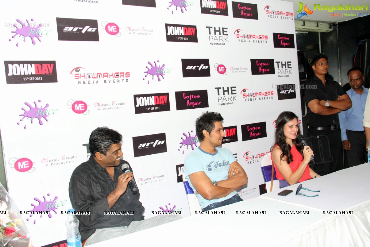 'John Day' Press Conference at Coffee Affair Lounge, Hyderabad