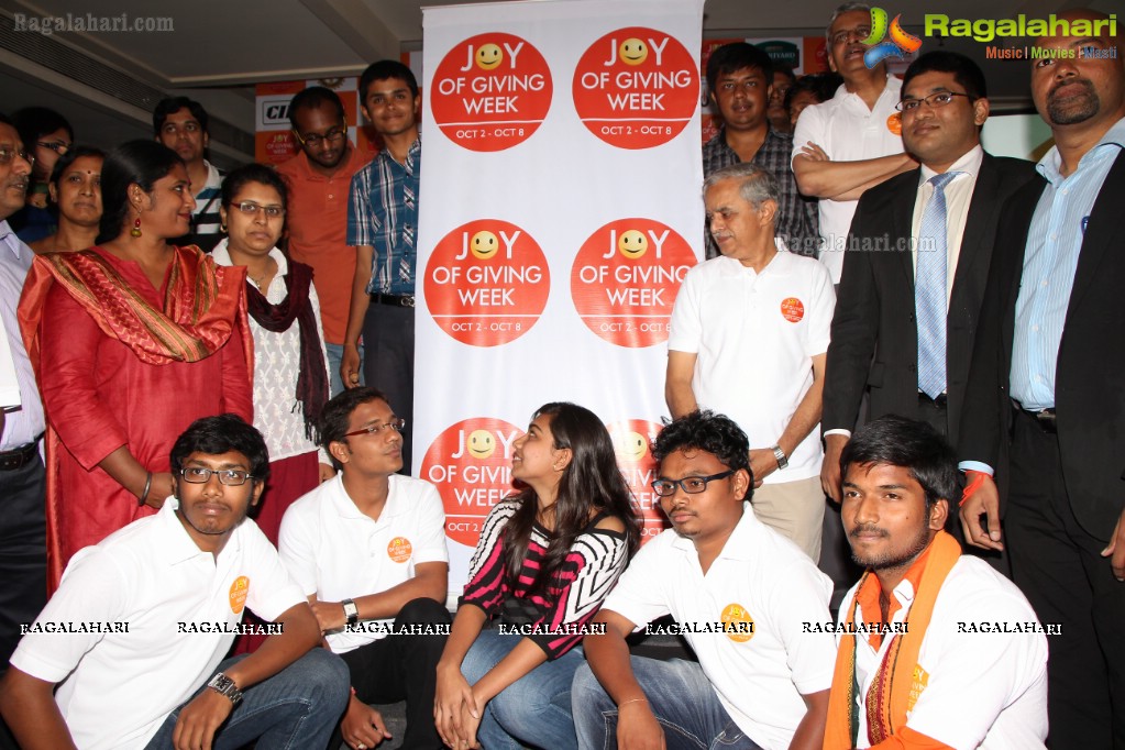 Joy of Giving 5th Edition Curtain Raiser, Hyderabad
