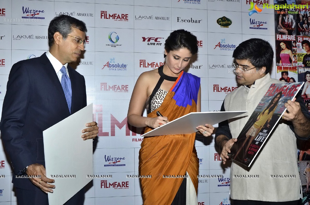 Kareena Kapoor Khan launches Filmfare Makeover Issue at Escobar, Mumbai