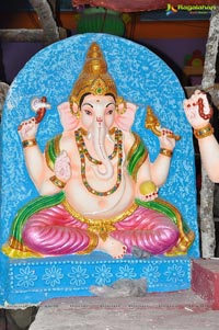 Khairathabad Ganesh 2013 Making Stills