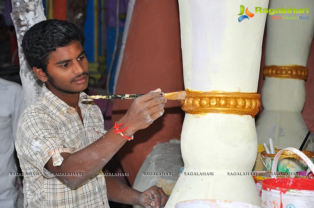 Making of Khairathabad Ganesh 2013