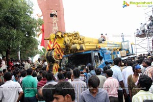 Khairatabad Ganesh Idol 2013 Immersion