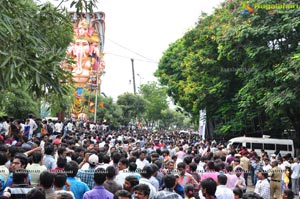 Khairatabad Ganesh Idol 2013 Immersion