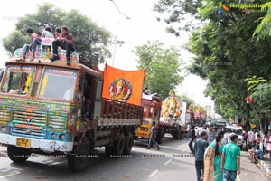 Khairatabad Ganesh Idol 2013 Immersion