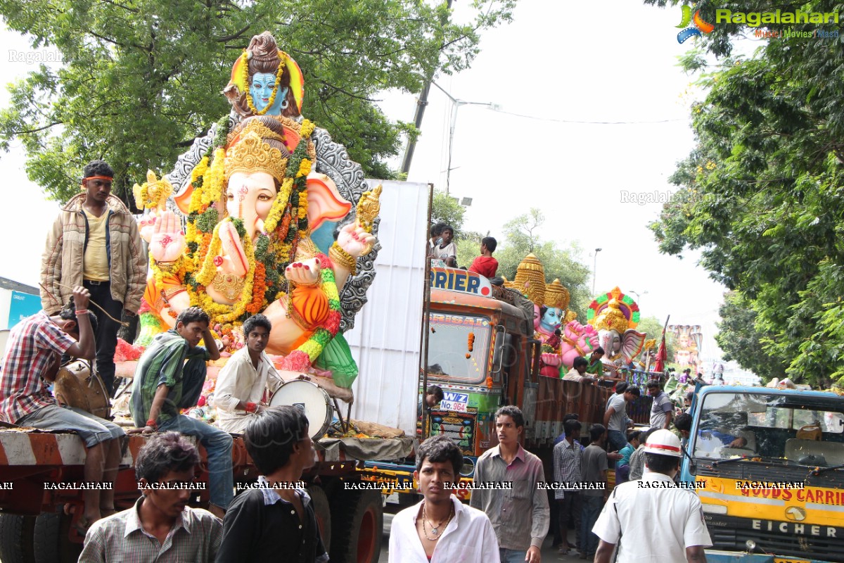 Khairatabad Ganesh Nimajjanam 2013