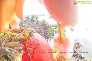 Khairatabad Ganesh Idol 2013 Immersion