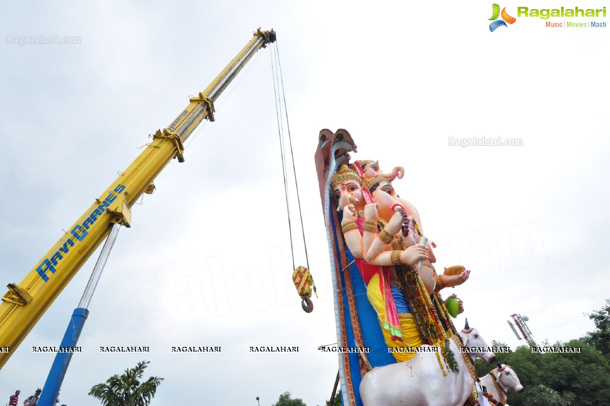 Khairatabad Ganesh Nimajjanam 2013